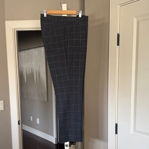 Banana Republic Women's Black Checkered Pants